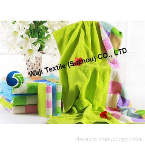 100% Cotton Soft Comfortable Microfiber Swimming Towels wit